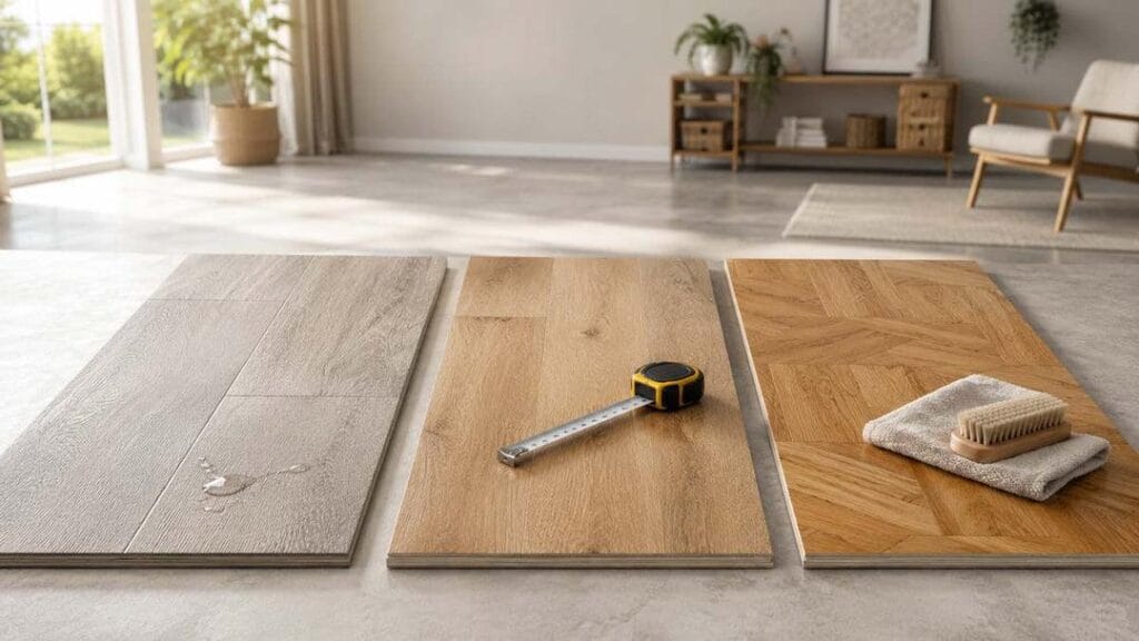 LVP vs laminate flooring comparison for a modern Toledo Ohio home