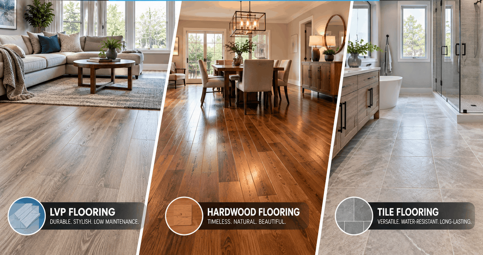 Best Flooring for Toledo, OH Homes: LVP, Hardwood & Tile
